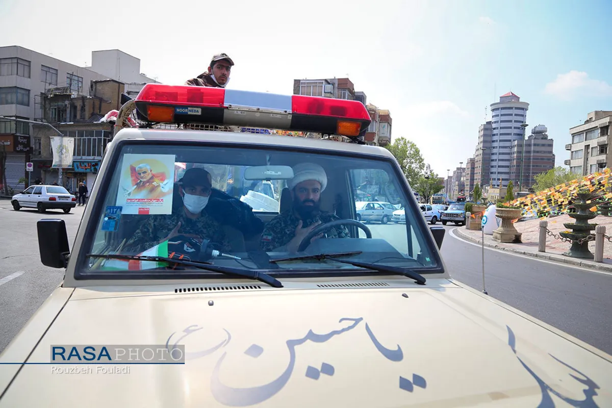 رزمایش دفاع بیولوژیک نیروی زمینی سپاه در تهران