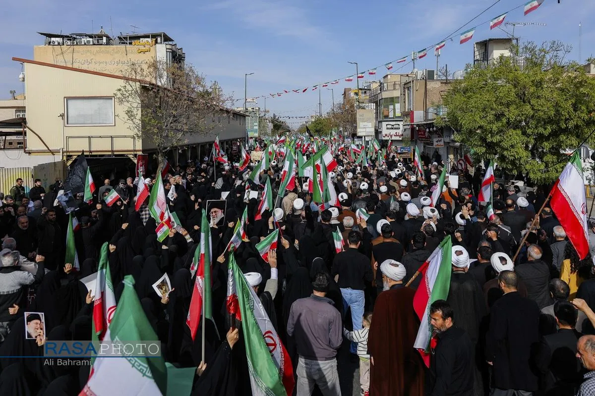 تشییع شهید دکتر علی لاریجانی در قم
