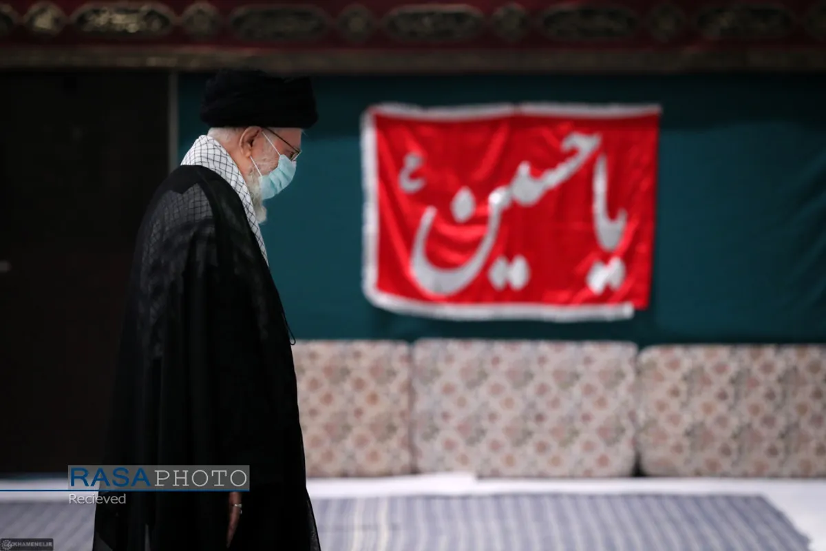 دومین شب مراسم عزاداری حضرت اباعبدالله الحسین (علیه&zwnj;السلام) با حضور مقام معظم رهبری