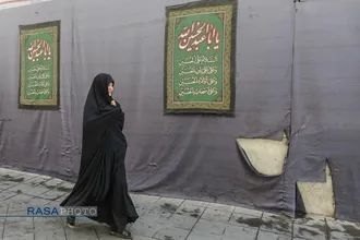 دسته عزای خادمان و زائران در سالروز رحلت حضرت معصومه (سلام&zwnj;الله&zwnj;علیها)