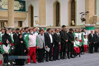 دیدار اعضای کاروان&zwnj;های اعزامی ایران به بازی&zwnj;های المپیک و پارالمپیک ۲۰۲۴ با رهبر انقلاب