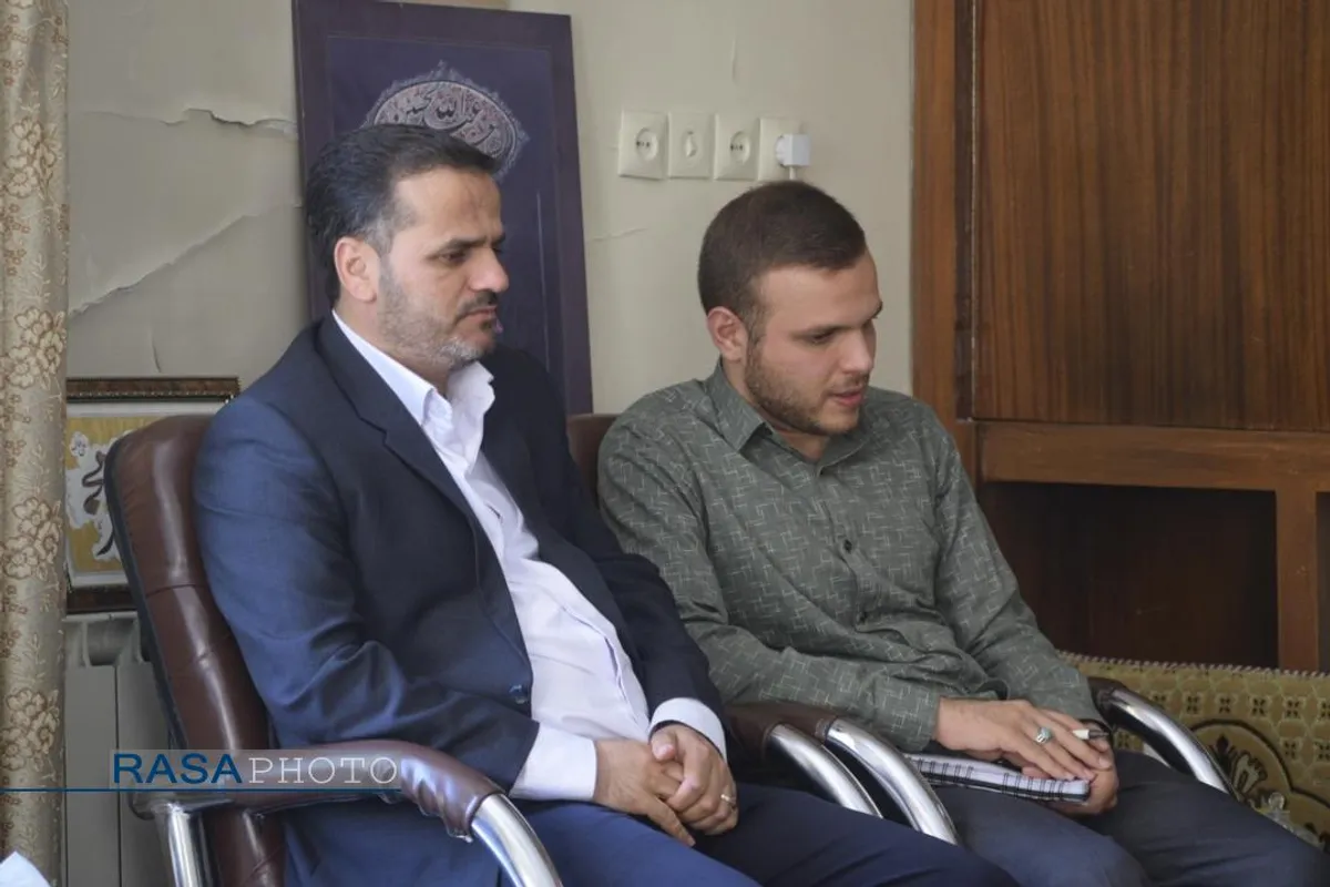 دیدار مدیرعامل رسا با مدیر مدرسه علمیه ولیعصر (عج) تبریز