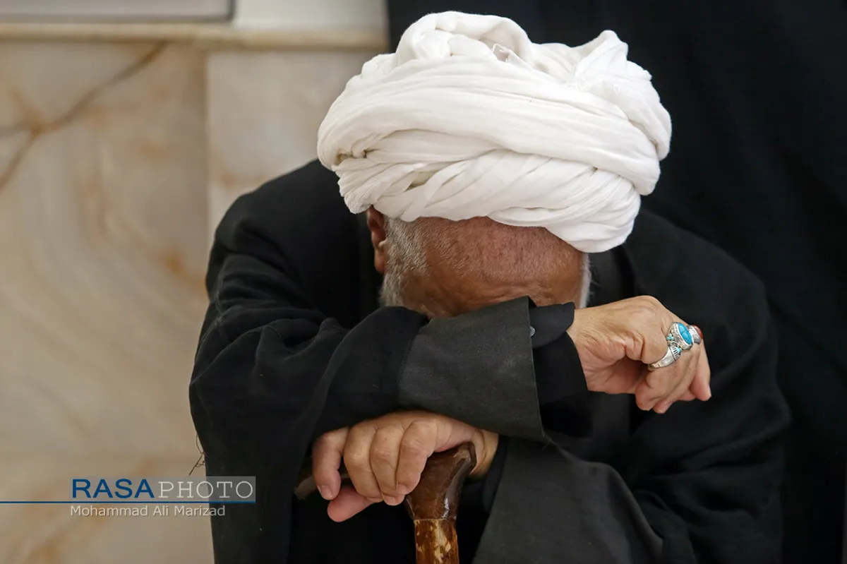 عزاداری روز چهارم محرم در بیت حضرت آیت الله نوری همدانی