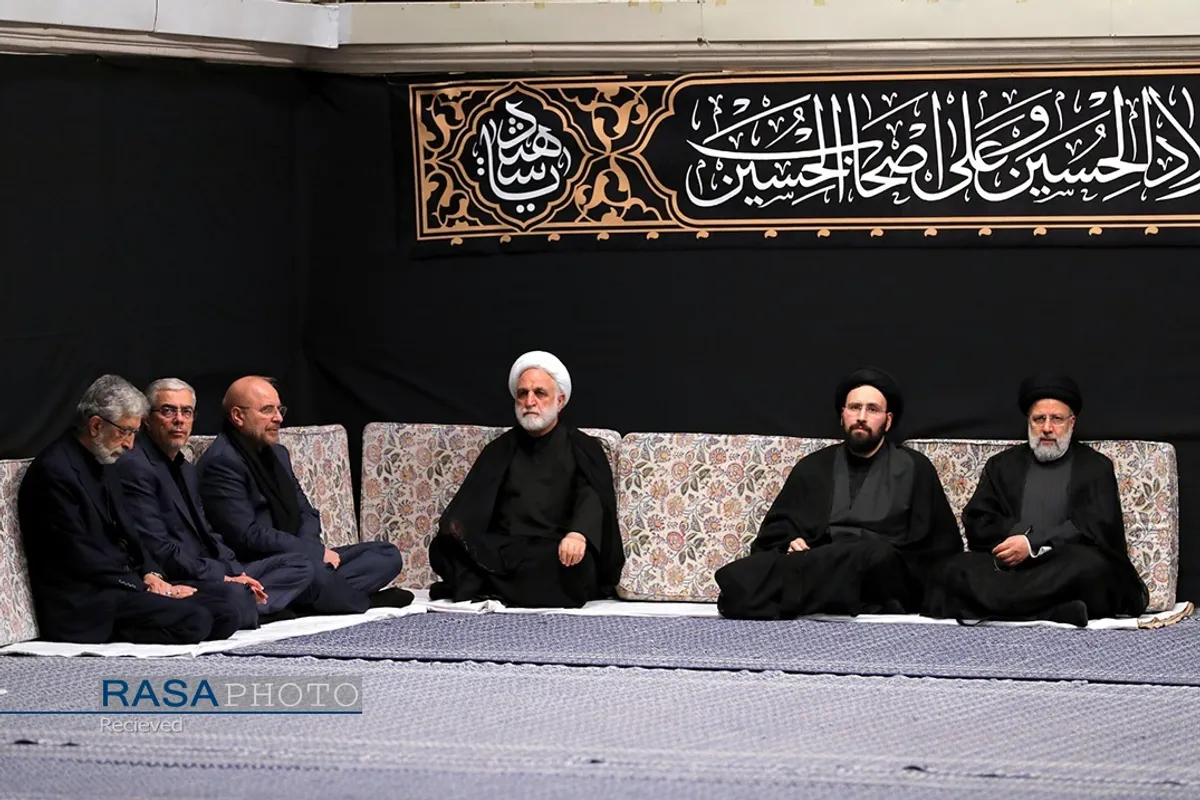 دومین شب مراسم عزاداری حضرت اباعبدالله الحسین (علیه&zwnj;السلام) با حضور رهبر انقلاب
