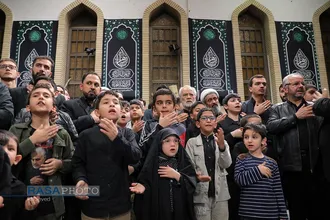 مراسم عزاداری شام شهادت حضرت فاطمه&zwnj;زهرا (سلام&zwnj;الله&zwnj;علیها) با حضور رهبر انقلاب