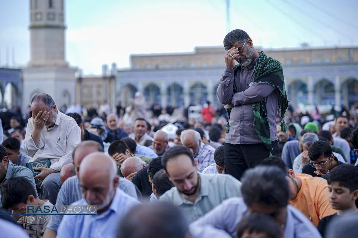 مراسم پر فیض دعای عرفه در مسجد مقدس جمکران