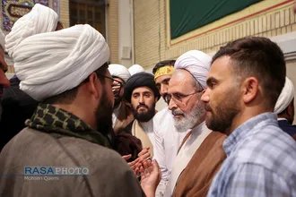 دیدار جمعی از مبلغان و طلاب حوزه&zwnj;های علمیه سراسر کشور