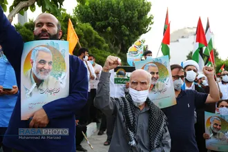 قم | جشن پیروزی&zwnj; جبهه مقاومت در نبرد غزه