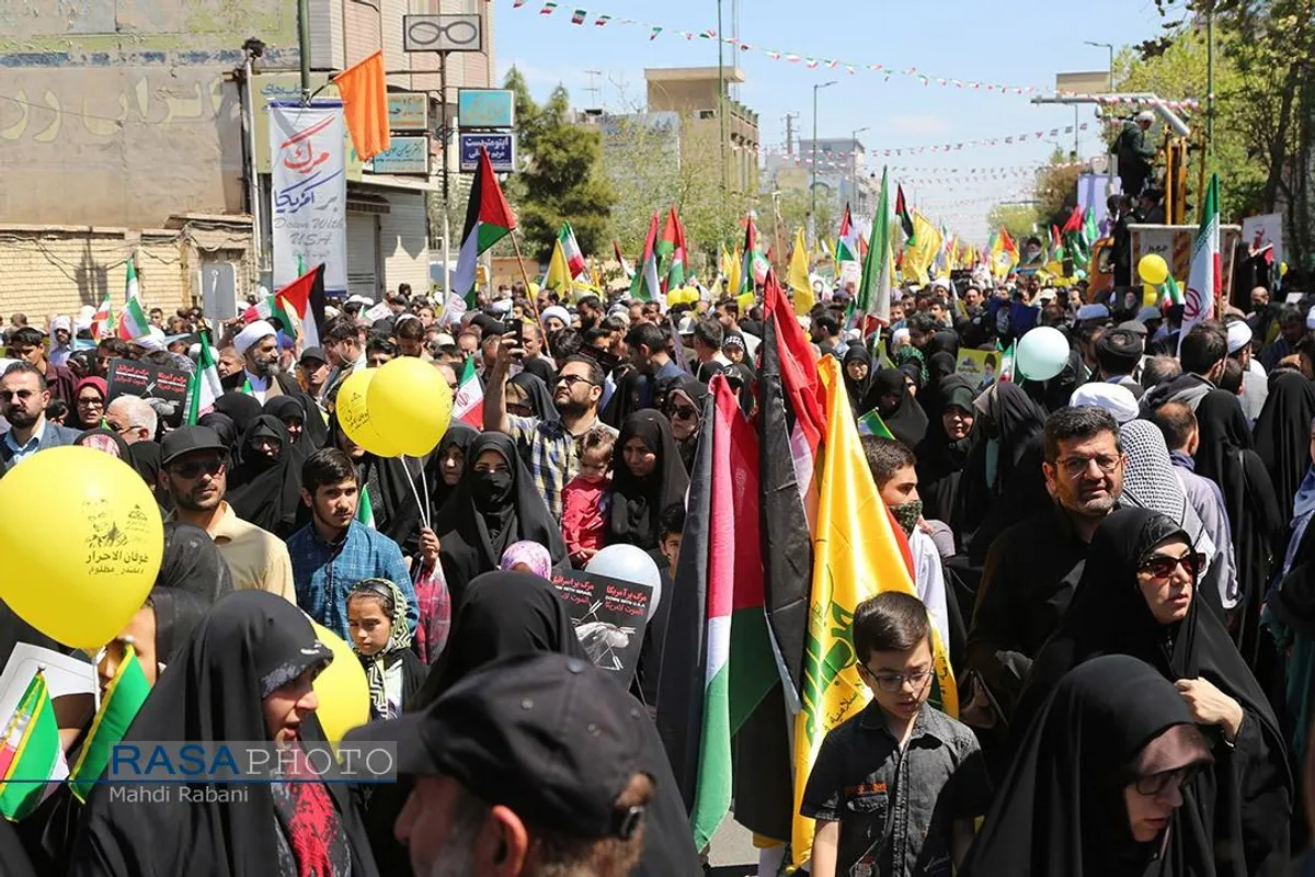 راهپیمایی باشکوه روز قدس در قم