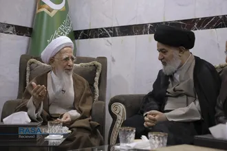 تشرف حضرت آیت&zwnj;الله جوادی آملی به حرم&zwnj;های مطهر حضرت اباعبدالله الحسین و حضرت ابوالفضل العباس (علیهما&zwnj;السلام)