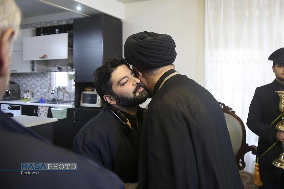 حضور خادمان حرم حضرت معصومه (س) در منزل سپهبد شهید عبدالرحیم موسوی