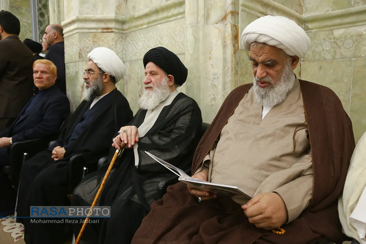 مراسم ختم آیت الله فاطمی&zwnj;نیا در مسجد اعظم قم