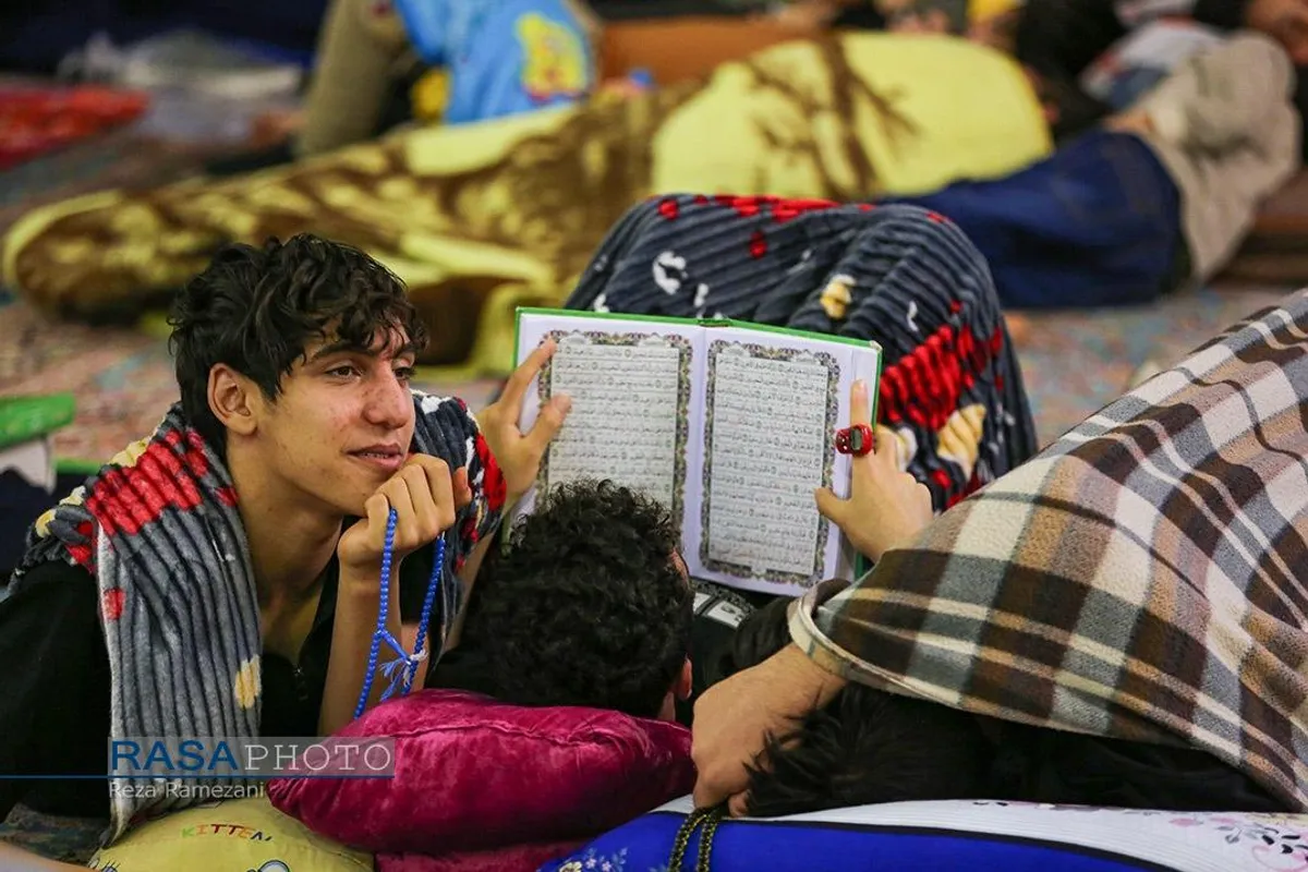 مراسم معنوی اعمال "ام داوود" در مسجد مقدس جمکران