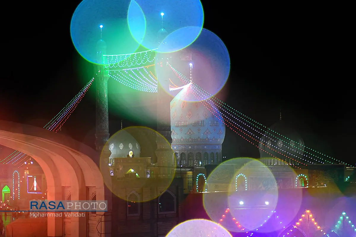 مسجد مقدس جمکران در شب میلاد امام زمان (عج)