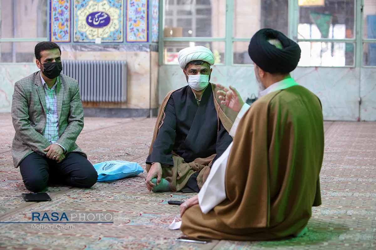دیدار مسؤولان خبرگزاری رسا با امام جماعت مسجد جامع کرج