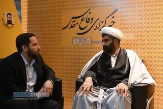 بازدید&zwnj; مدیر عامل خبرگزاری رسا از غرفه رسانه ها در نمایشگاه مطبوعات