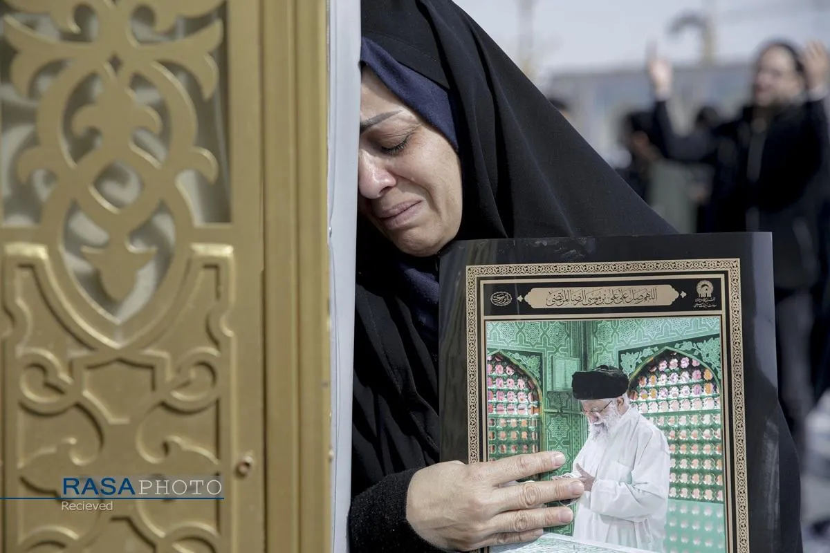 مجلس عزای شهادت رهبر معظم انقلاب (ره) در حرم مطهر رضوی