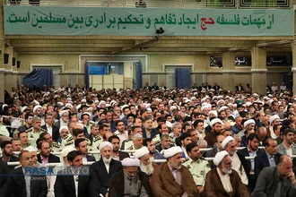 دیدار دست اندرکاران و کارگزاران حج با مقام معظم رهبری