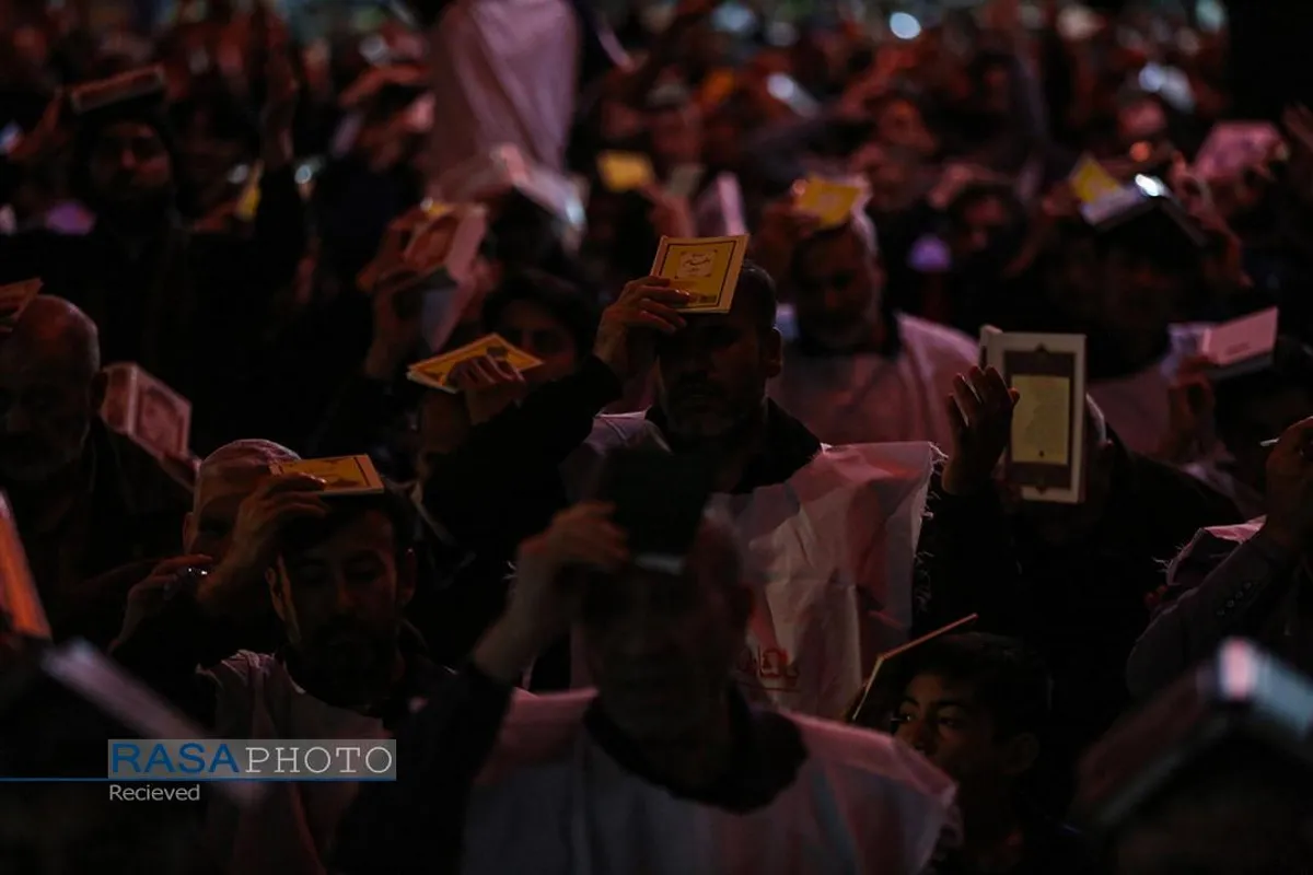 احیا شب ۲۳ ماه مبارک رمضان در مسجد مقدس جمکران