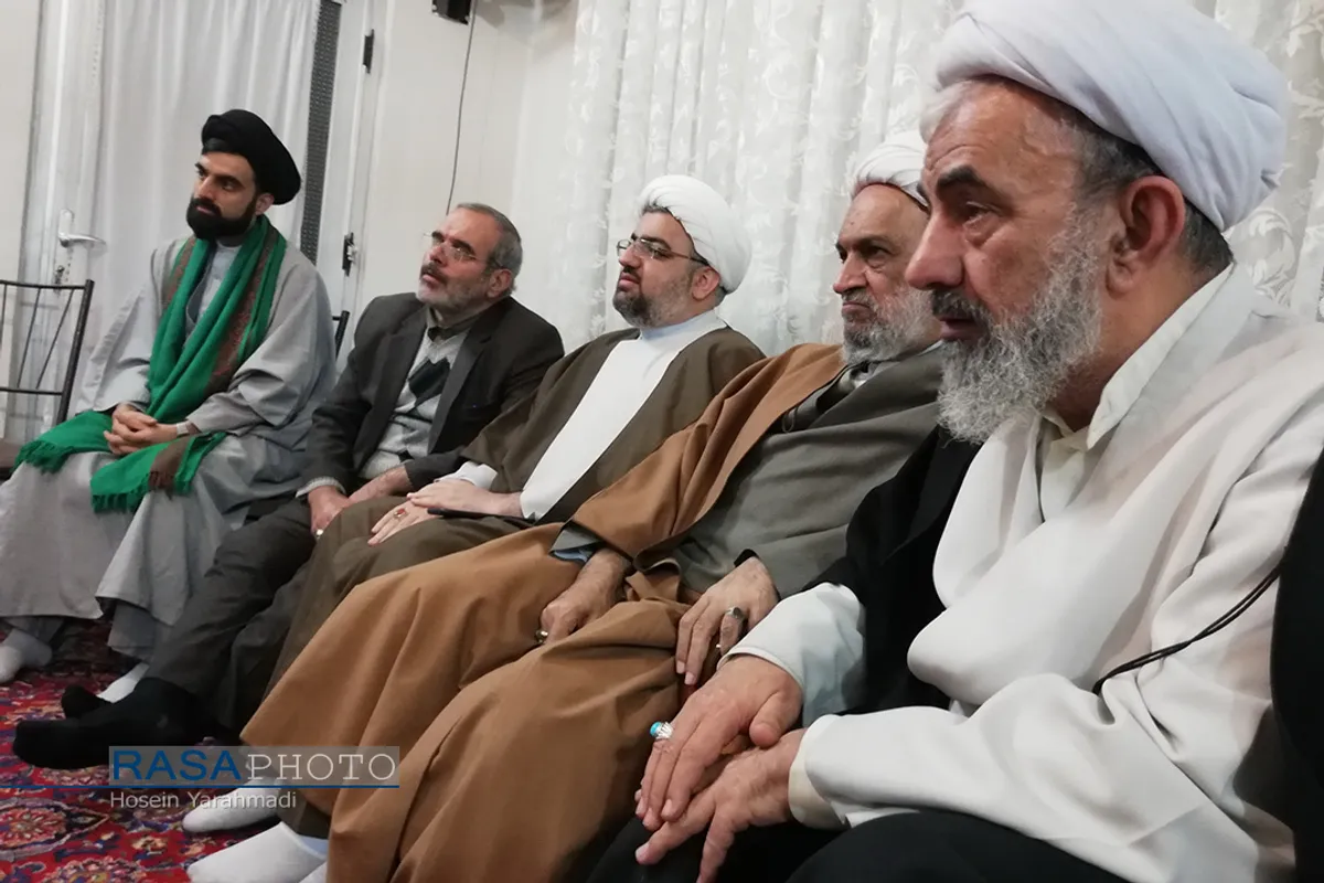 دیدار آیت الله حسینی بوشهری و آیت الله سعیدی با آیت الله خرازی
