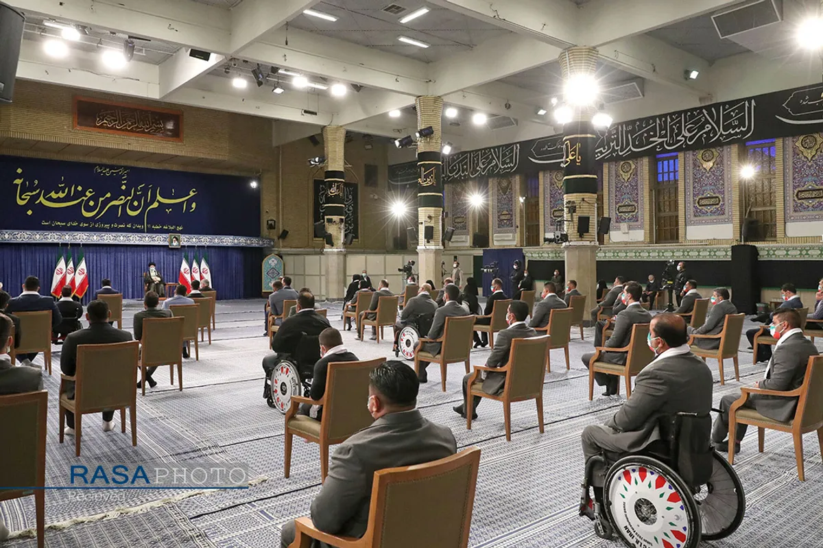دیدار قهرمانان المپیک و پارالمپیک ایران با رهبر انقلاب