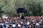 عزاداری روز شهادت حضرت امام جعفر صادق (ع) و تشییع پیکر شهید دفاع مقدس در قم