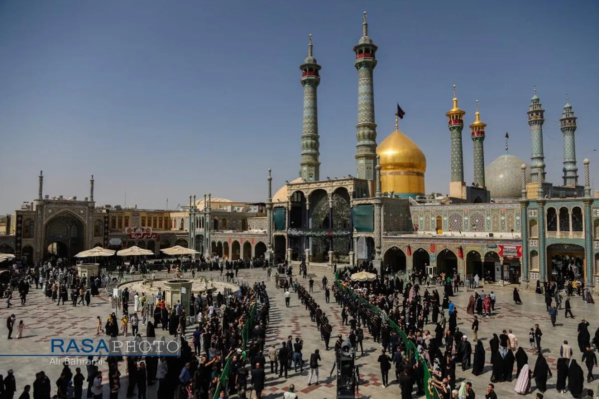 دسته عزاداری خادمان کریمه اهل&zwnj;بیت (ع) در روز شهادت امام رئوف (ع)