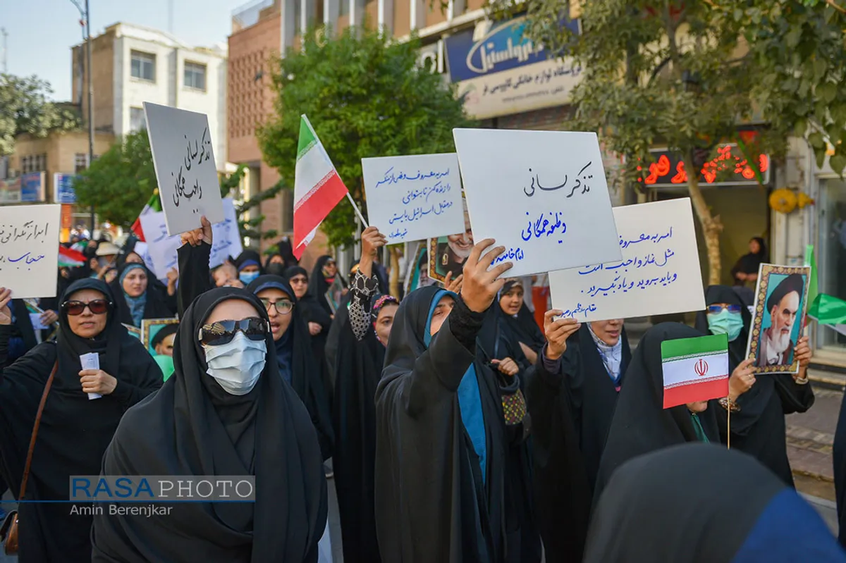 راهپیمایی "بانوان فاطمی" در شیراز