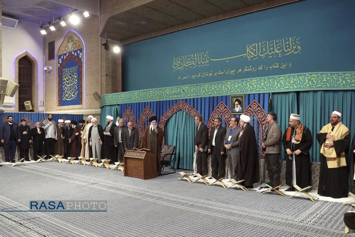 دیدار شرکت&zwnj;کنندگان در مسابقات بین&zwnj;المللی قرآن با رهبر انقلاب