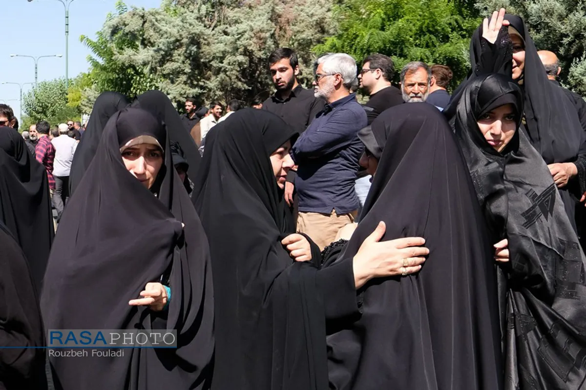 تشییع شهید خلبان &laquo;مجید فتحی نژاد&raquo; در تهران