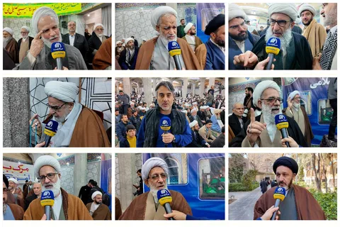 گزارش میدانی | متن و حاشیه اجتماع باشکوه حوزویان در حمایت از رهبر معظم انقلاب