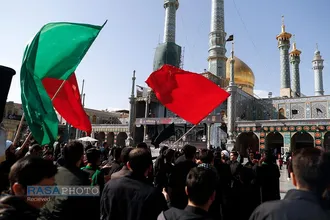 حرم کریمه اهلبیت (س) در روز شهادت حضرت زهرا (سلام&zwnj;الله&zwnj;علیها)