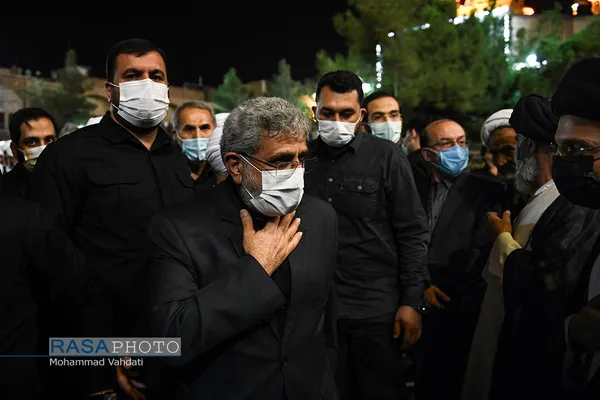حضور سردار قاآنی فرمانده سپاه قدس در مراسم بزرگداشت آیت الله حکیم در قم
