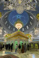 حال و هوای حرم عسکریین در روز میلاد امام حسن عسکری (ع)
