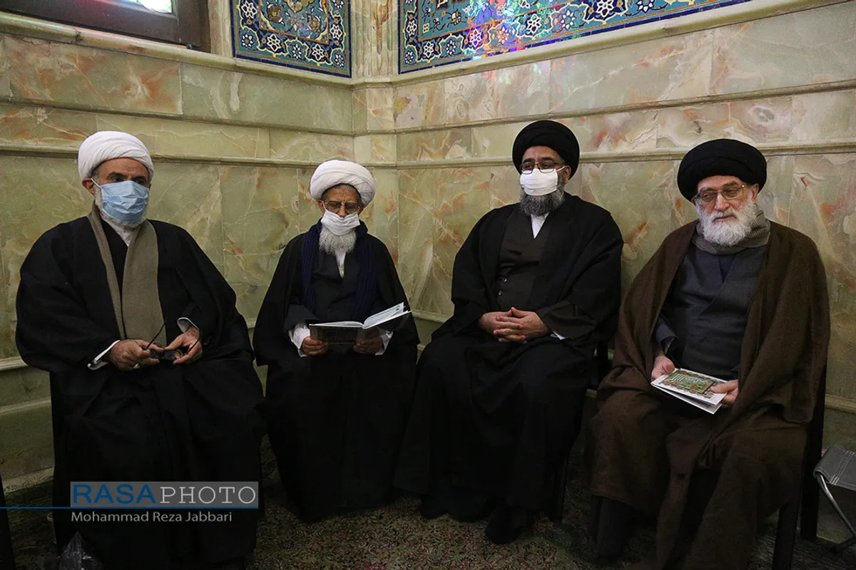 مراسم ترحیم حضرت آیت الله صافی گلپایگانی با حضور مراجع، علما و شخصیت&zwnj;های حوزوی