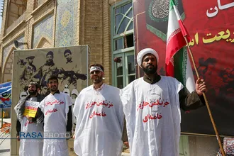 تجمع اعتراض&zwnj;آمیز حوزویان به هتک حرمت قرآن و اسلام