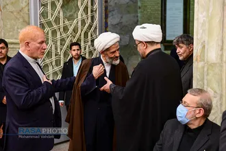مراسم ختم همسر شهید آیت&zwnj;الله مطهری در قم