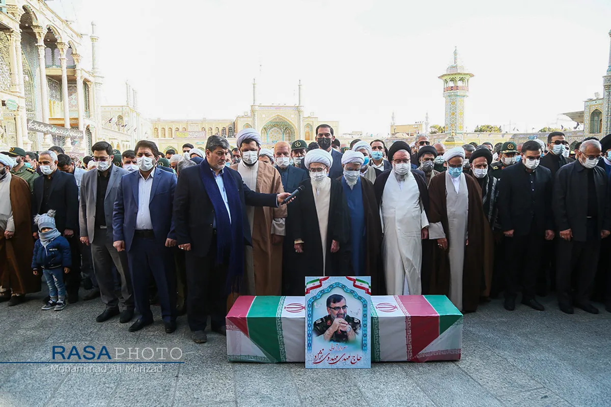 تشییع پیکر مطهر سردار مهدی مهدوی نژاد