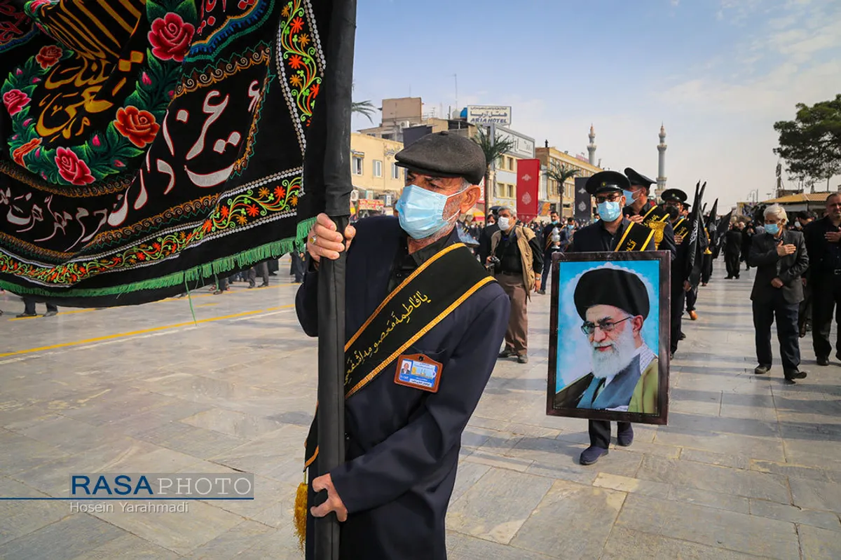 عزاداری روز شهادت حضرت امام علی بن موسی الرضا (ع) در قم