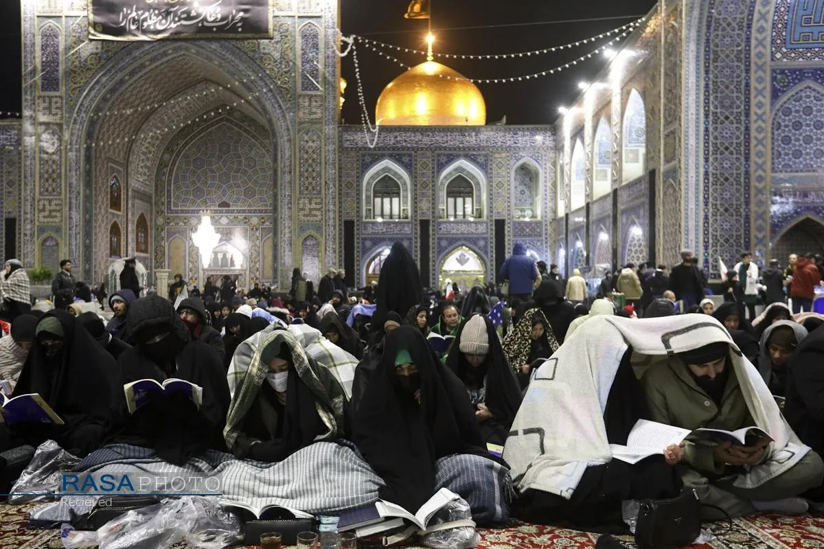 احیا شب بیست و یکم ماه مبارک رمضان ۱۴۰۴ در حرم مطهر رضوی