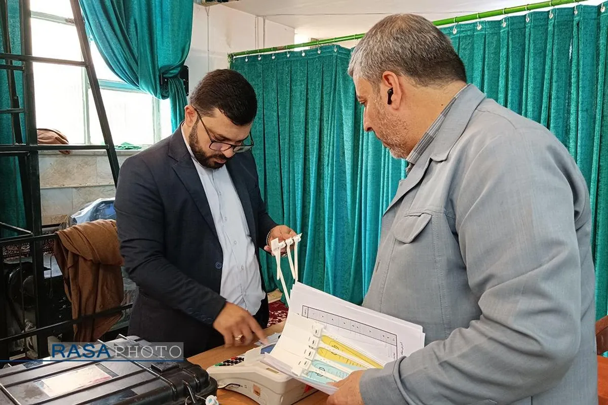 یک روز پر تلاش مسئولان شعبه اخذ رای