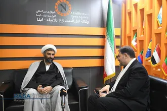 بازدید&zwnj; مدیر عامل خبرگزاری رسا از غرفه رسانه ها در نمایشگاه مطبوعات