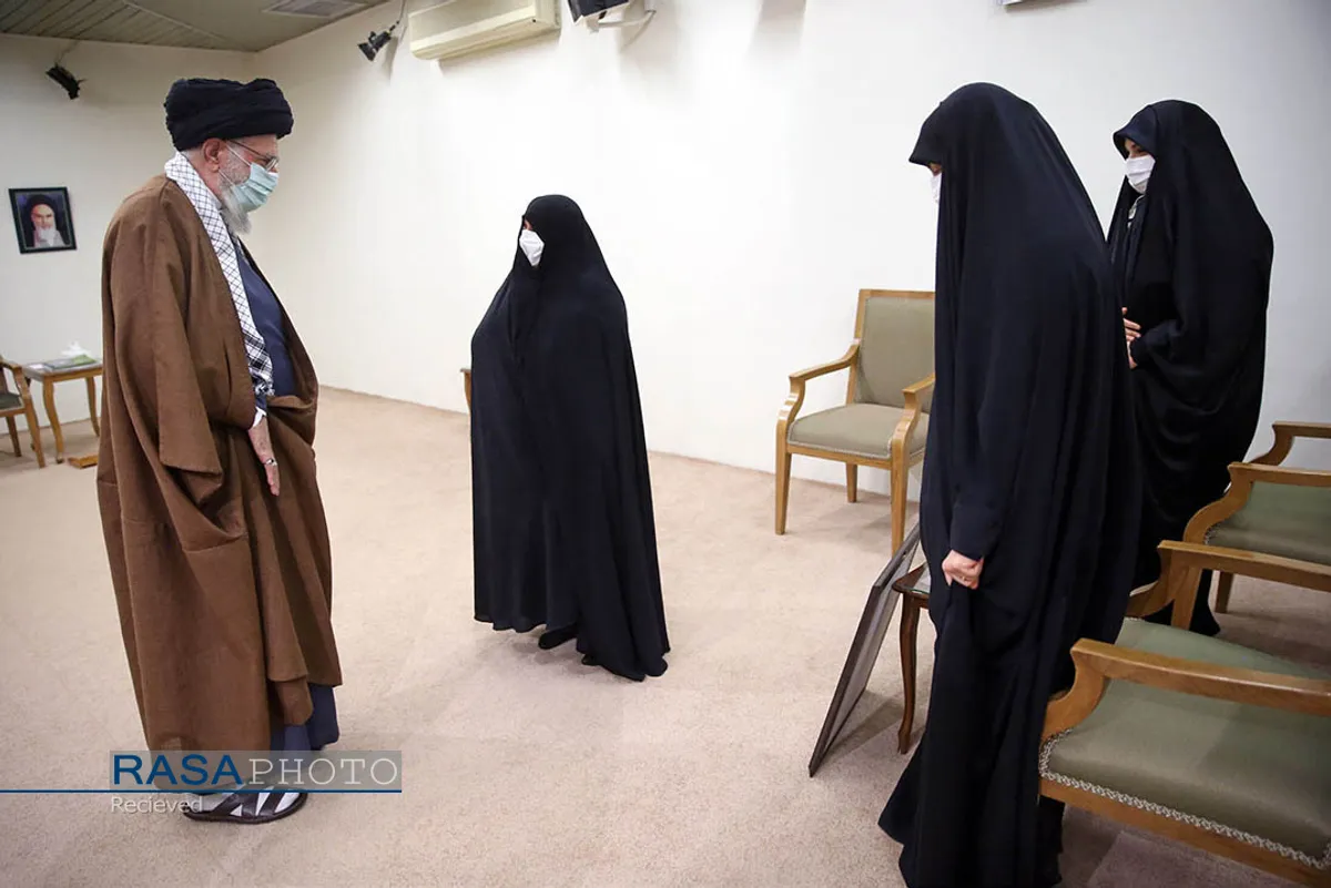 دیدار خانواده شهید سپهبد حاج قاسم سلیمانی با مقام معظم رهبری