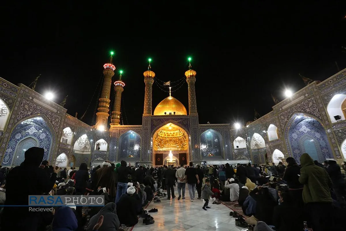احیا شب ۲۱ ماه مبارک رمضان در حرم حضرت معصومه (سلام&zwnj;الله&zwnj;علیها)