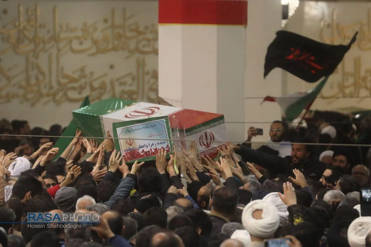 تشییع پیکر شهید خطیب در قم