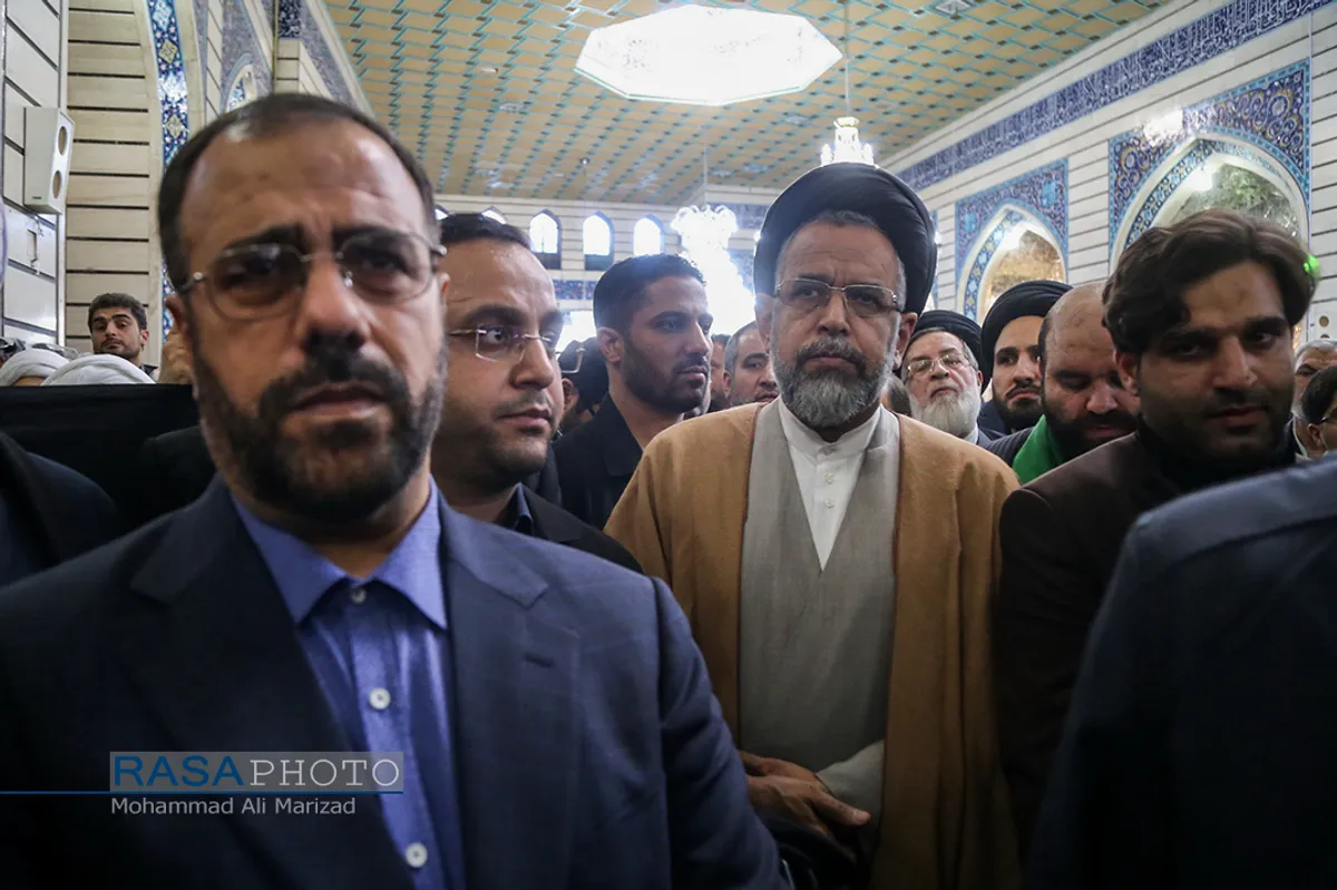 تشییع با شکوه مرحوم آیت الله هاشمی شاهرودی در قم