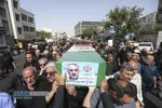 تشییع پیکر پاک سرلشکر شهید حاج محمدحسن محققی در تهران