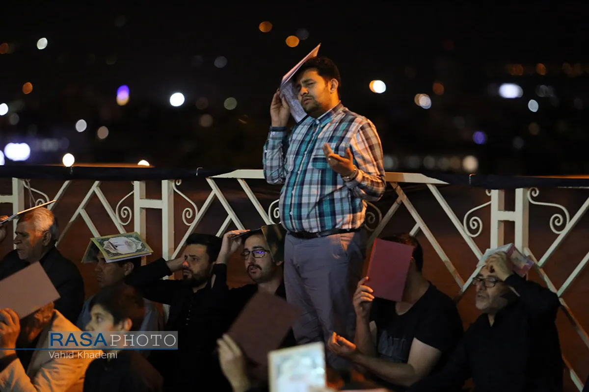 احیاء شب بیست و یکم ماه مبارک رمضان در امامزاده سیدعباس (ع) بجنورد&lrm;&lrm;