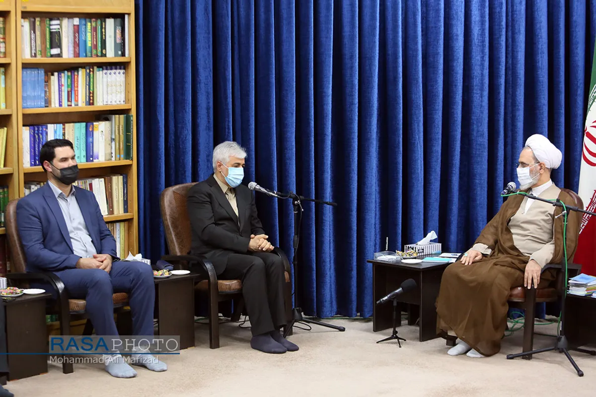 دیدار وزیر ورزش و جوانان با مراجع تقلید و علما قم