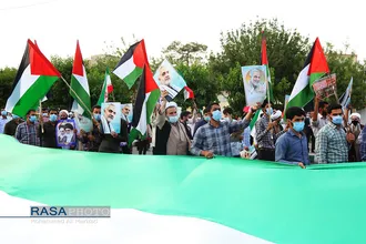 قم | جشن پیروزی&zwnj; جبهه مقاومت در نبرد غزه
